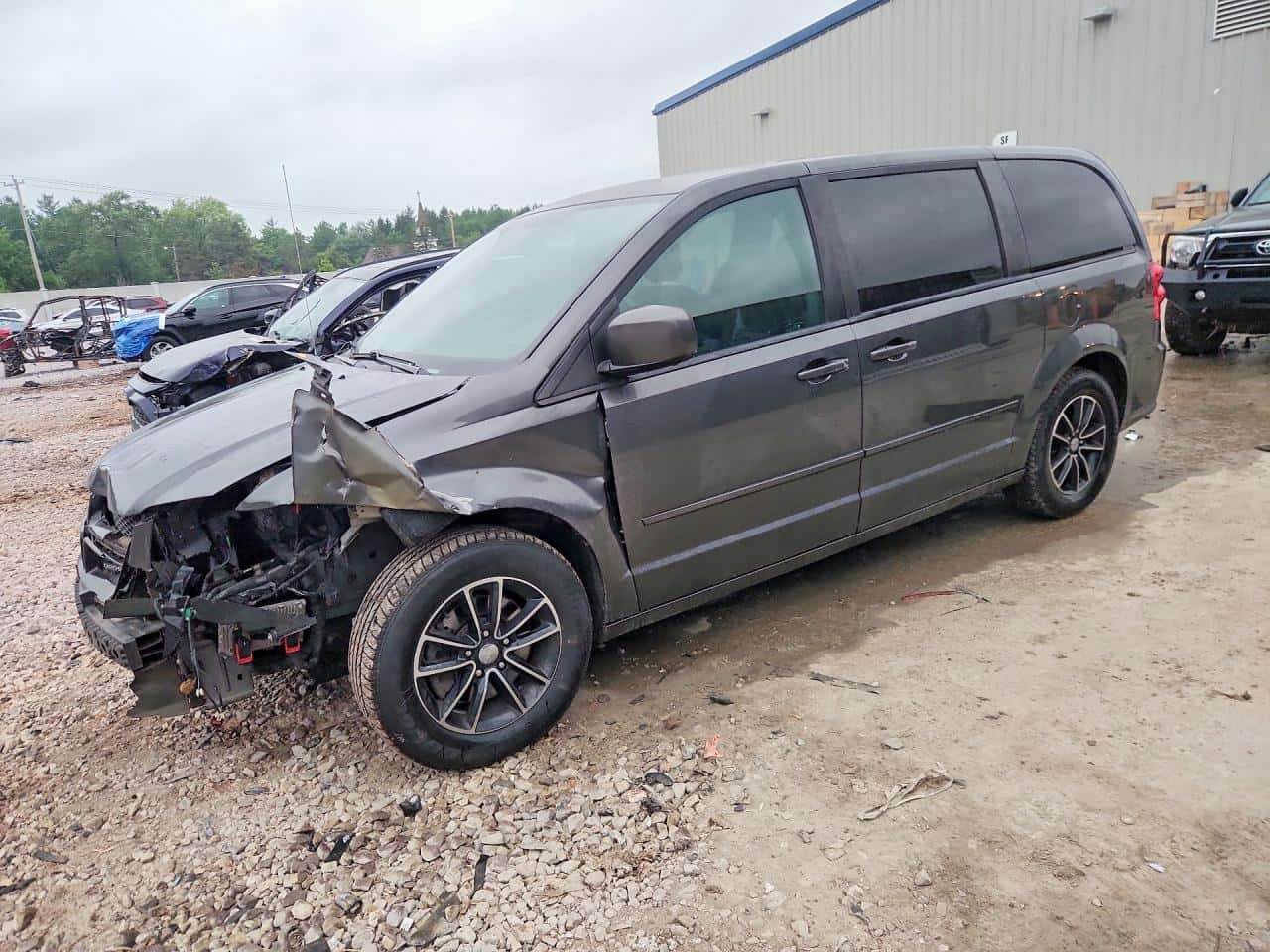 2016 Dodge Grand Caravan — lot COPART #62230206, Avariat Față