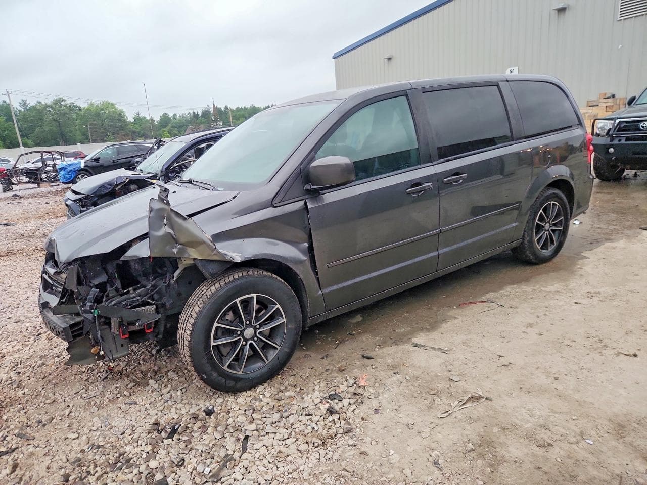 2016 Dodge Grand Caravan — lot COPART #62230206, Avariat Față