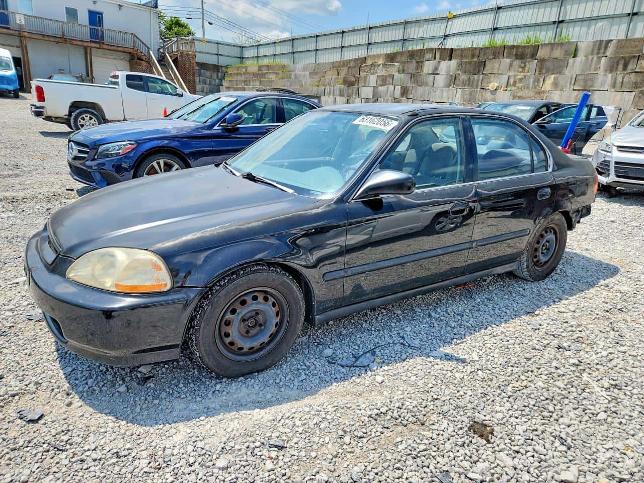 1997 Honda Civic — lot COPART #63162056, Avariat Spate