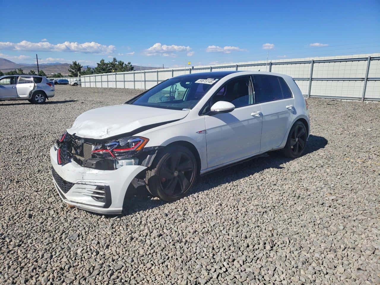 2020 Volkswagen GTI — lot COPART #59615146, Avariat Față