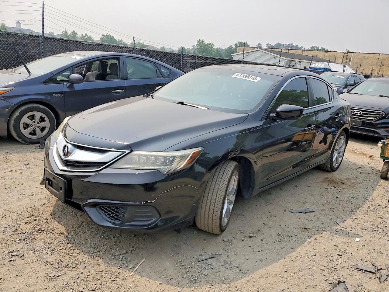 2017 Acura ILX — lot COPART #61106016, Avariat Spate