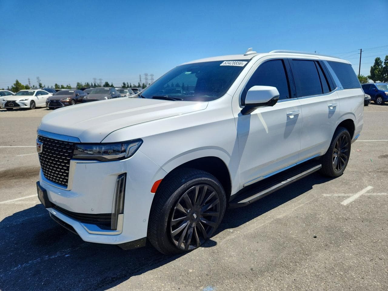2022 Cadillac Escalade — lot COPART #63428856, Avariat Față