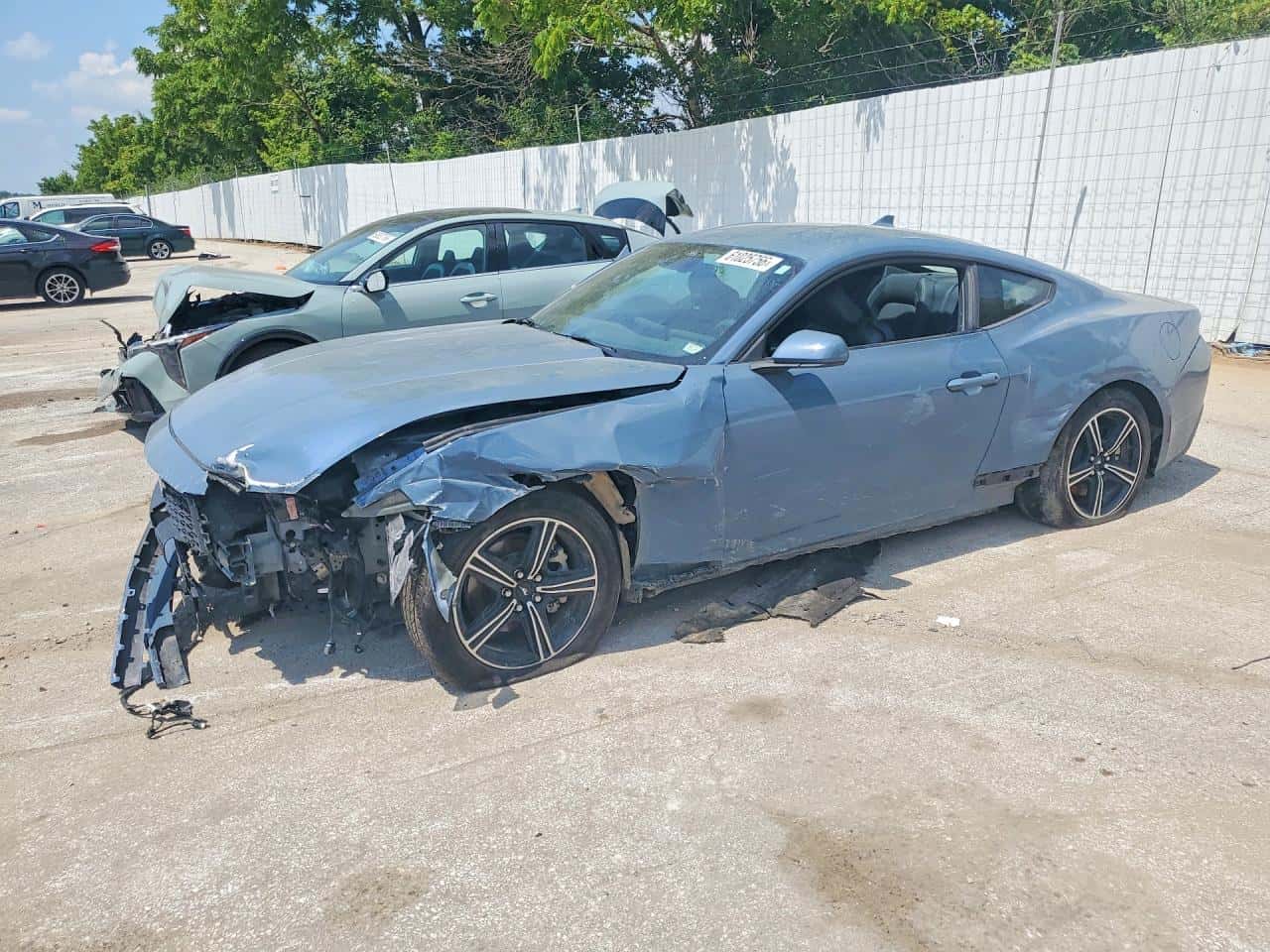 2025 Ford Mustang — lot COPART #61025756, Avariat Față