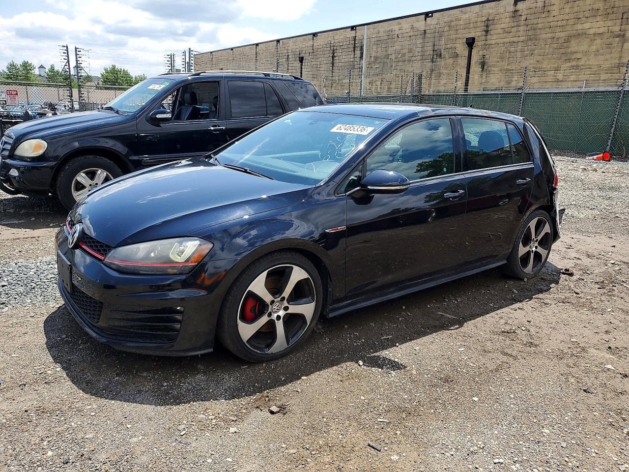 2015 Volkswagen GTI — lot COPART #62485336, Avariat Spate
