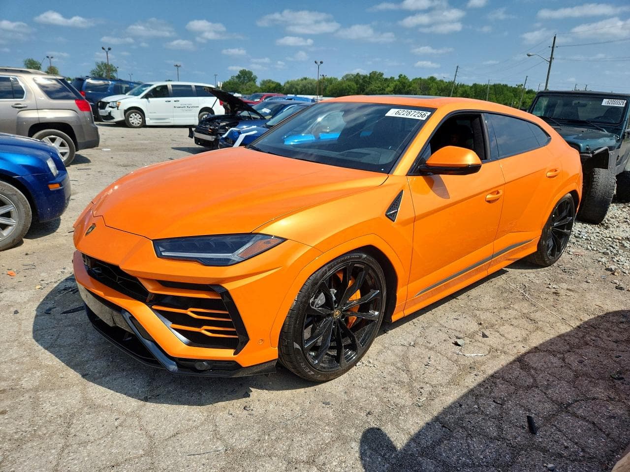 2022 Lamborghini Urus — lot COPART #62287256, Uzură Normală / Fără Daune Majore