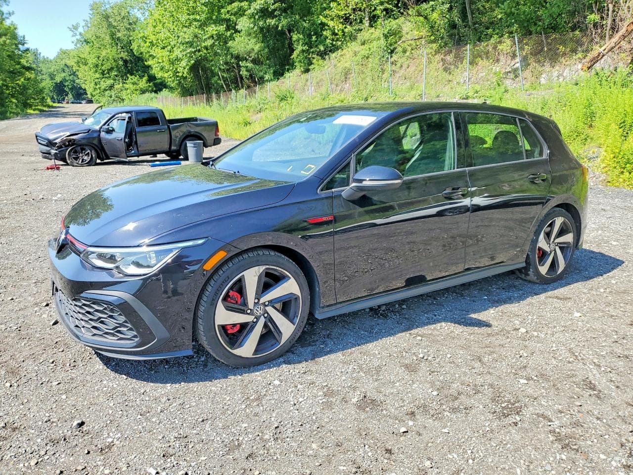 2024 Volkswagen GTI — lot COPART #60136586, Avariat Față