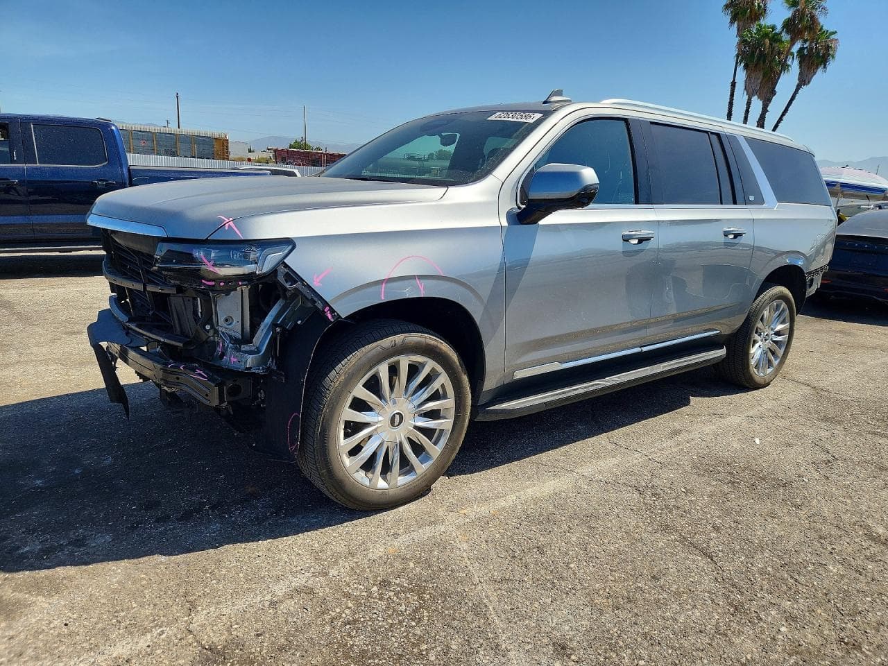 2024 Cadillac Escalade — lot COPART #62630586, Avariat Spate