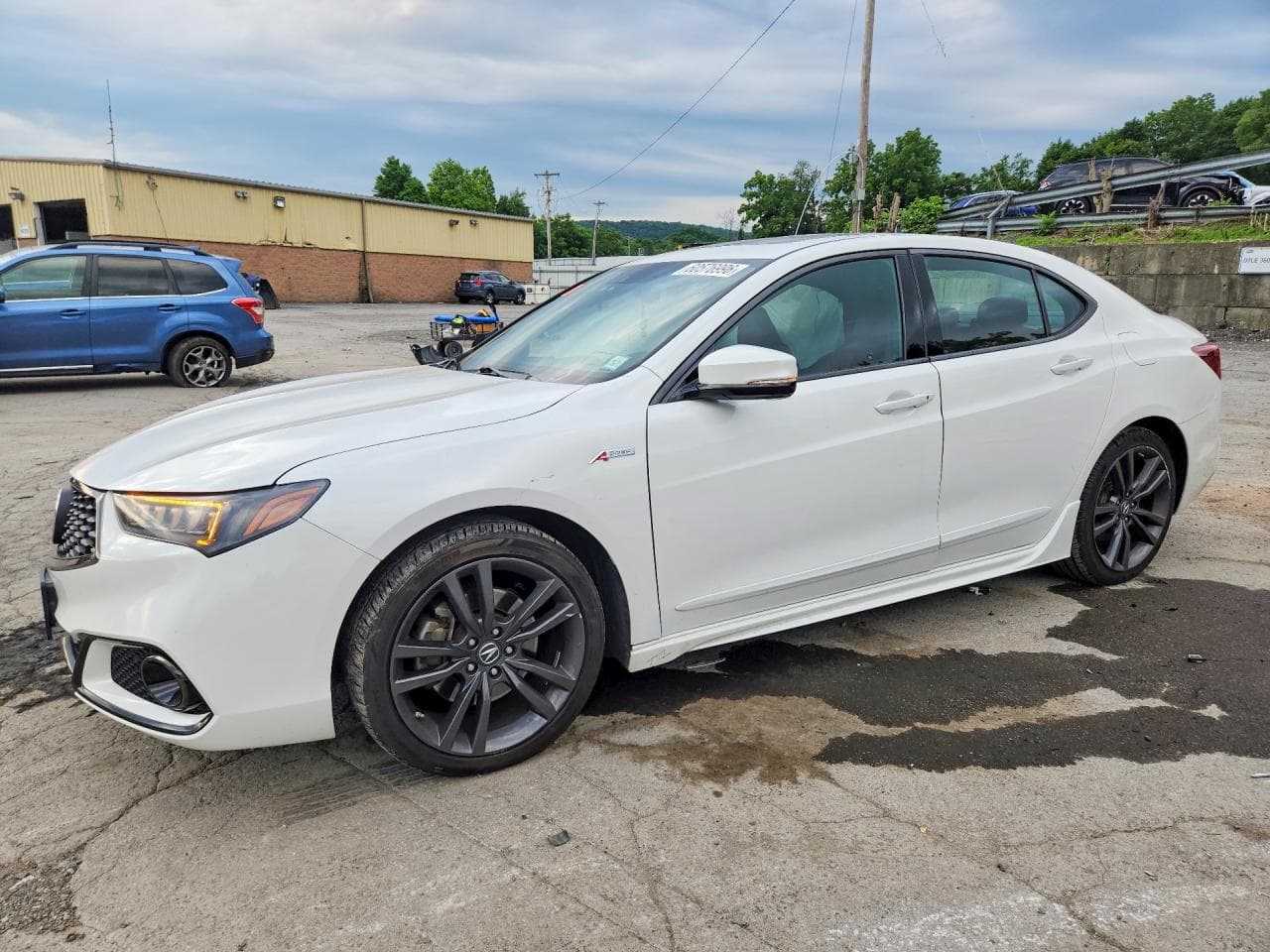2020 Acura TLX — lot COPART #60576996, Avariat Lateral