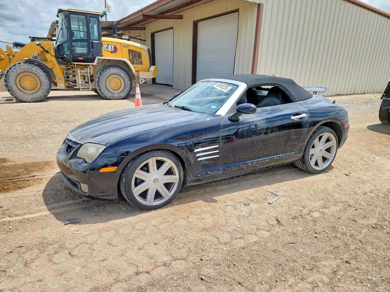 2007 Chrysler Crossfire — lot COPART #60995226, Avariat Față