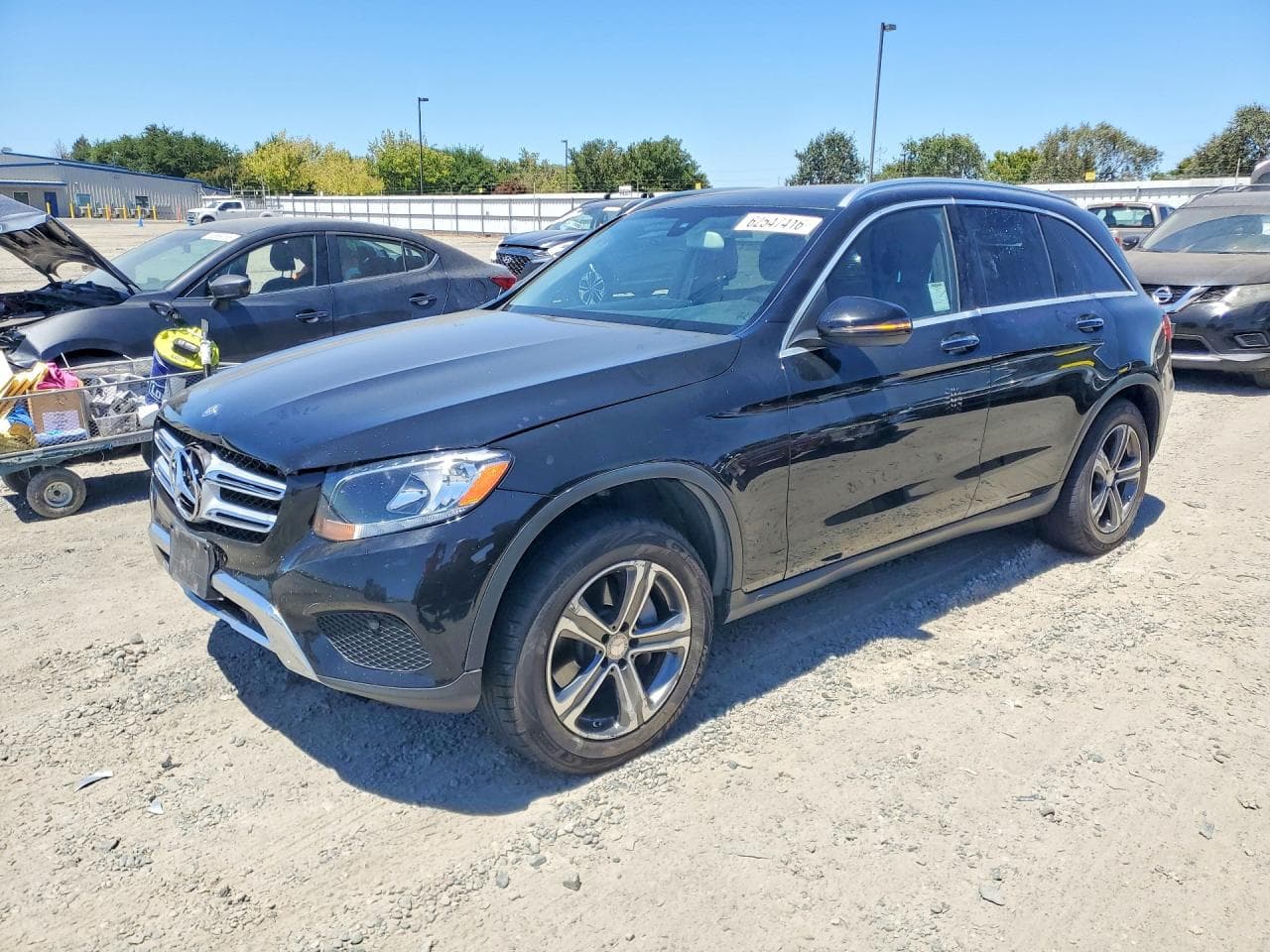 2016 Mercedes-Benz GLC — lot COPART #62547416, Avariat Spate