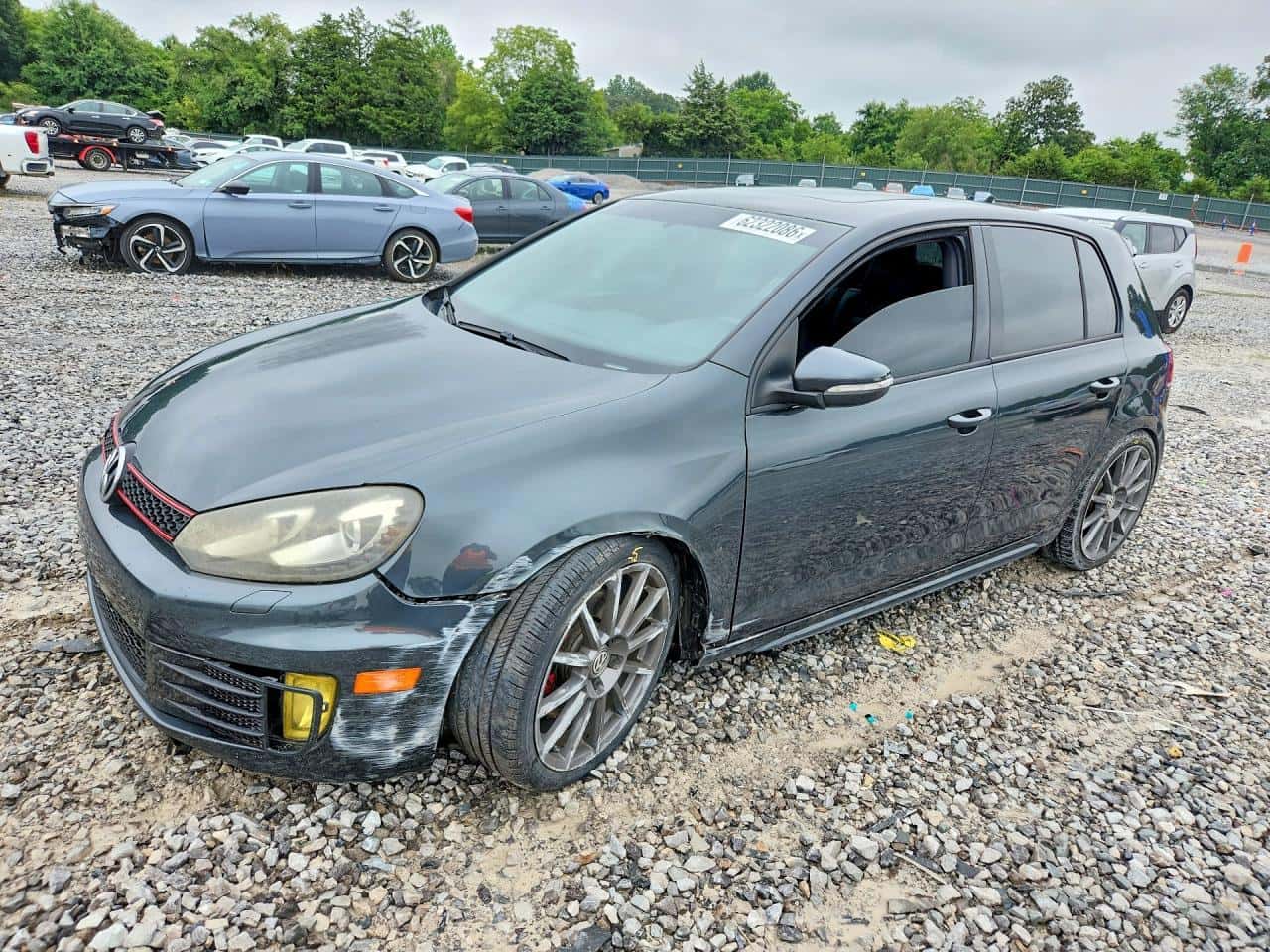 2012 Volkswagen GTI — lot COPART #62322086, Avariat Față