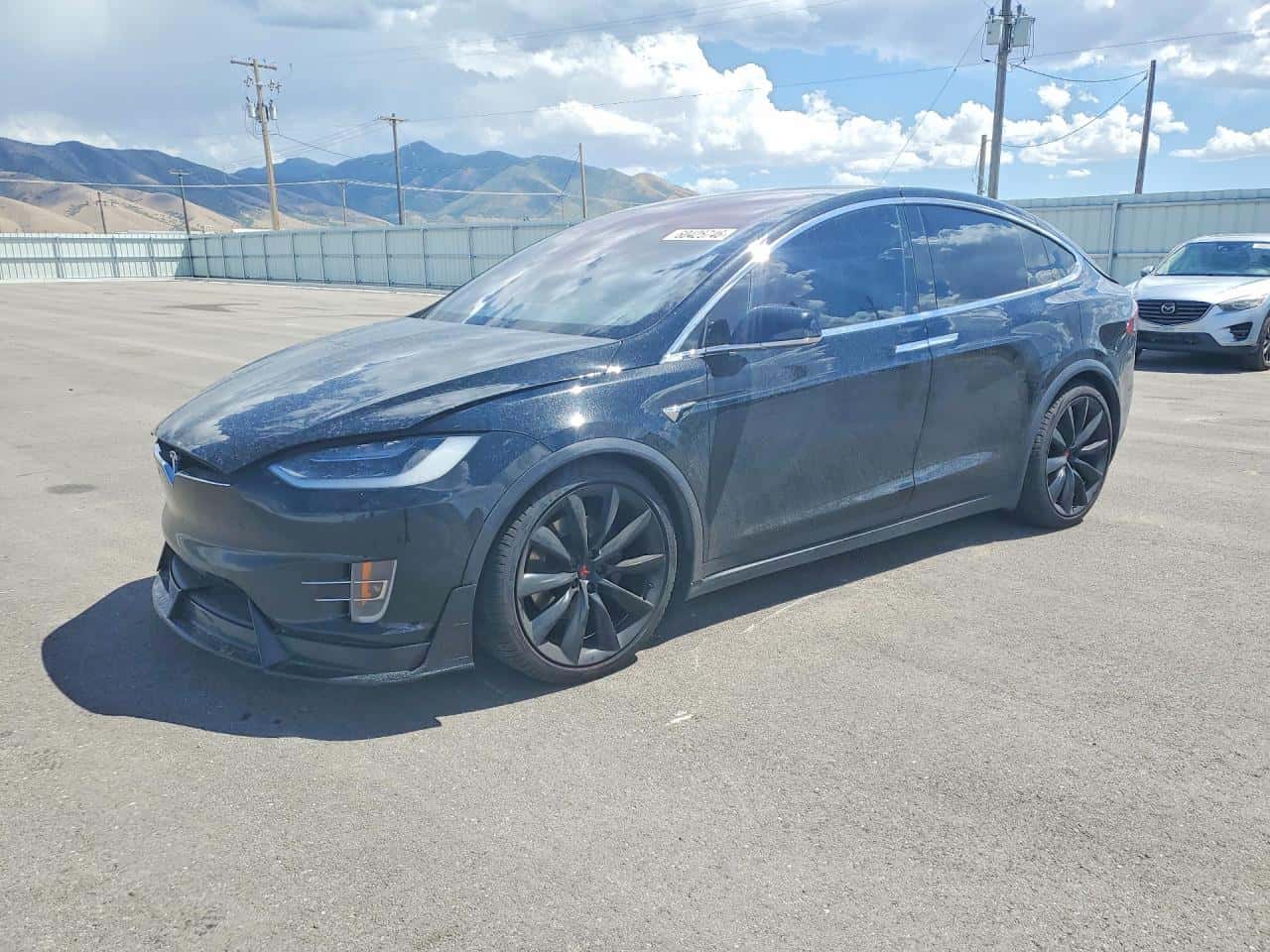 2018 Tesla Model X — lot COPART #60425746, Avariat Spate