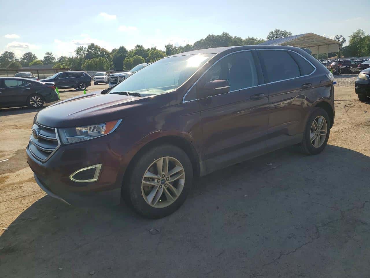 2018 Ford Edge — lot COPART #59726636, Avariat Podea/Șasiu