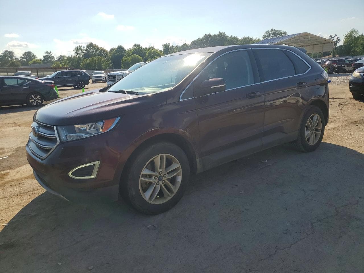 2018 Ford Edge — lot COPART #59726636, Avariat Podea/Șasiu