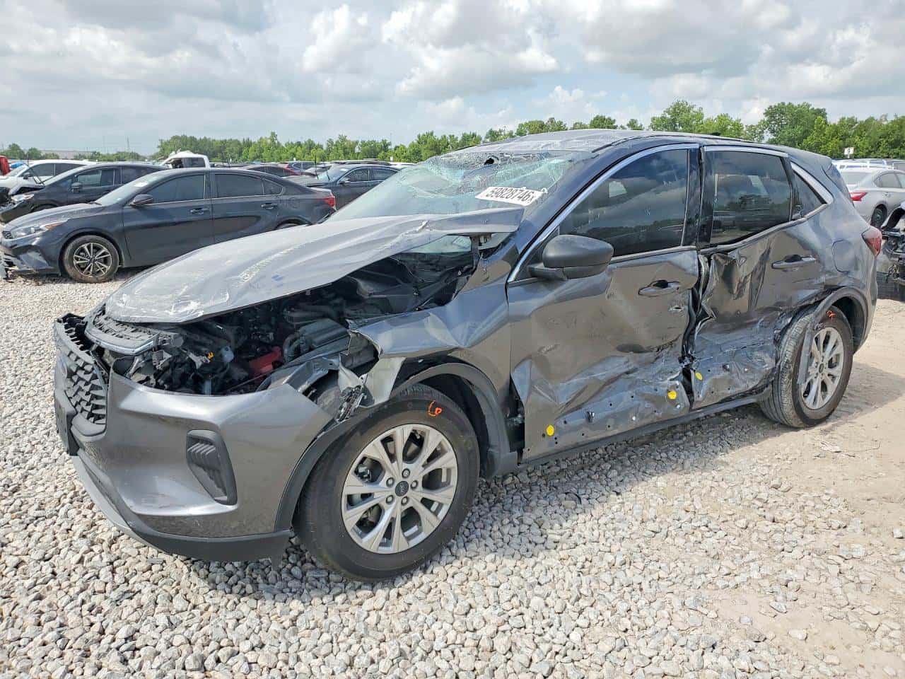 2024 Ford Escape — lot COPART #59828746, Răsturnare