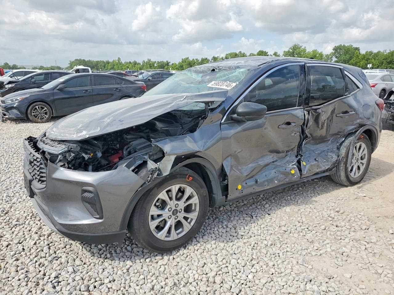 2024 Ford Escape — lot COPART #59828746, Răsturnare