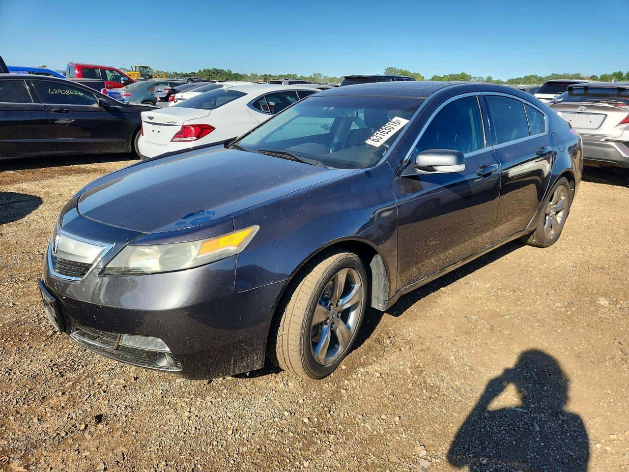 2012 Acura TL — lot COPART #63163016, Avariat Lateral