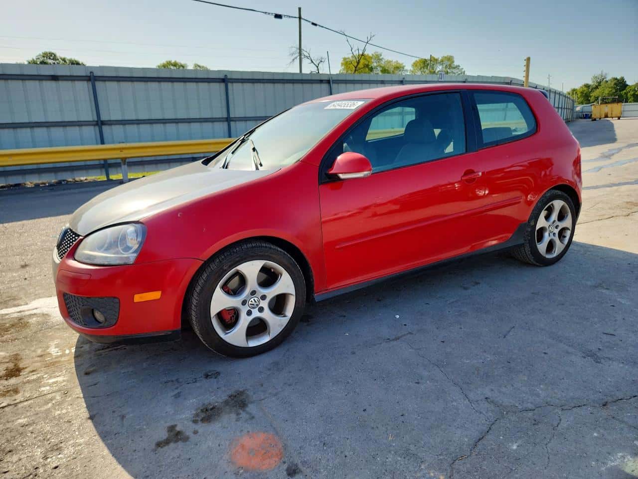2009 Volkswagen GTI — lot COPART #64945536, Avariat Podea/Șasiu