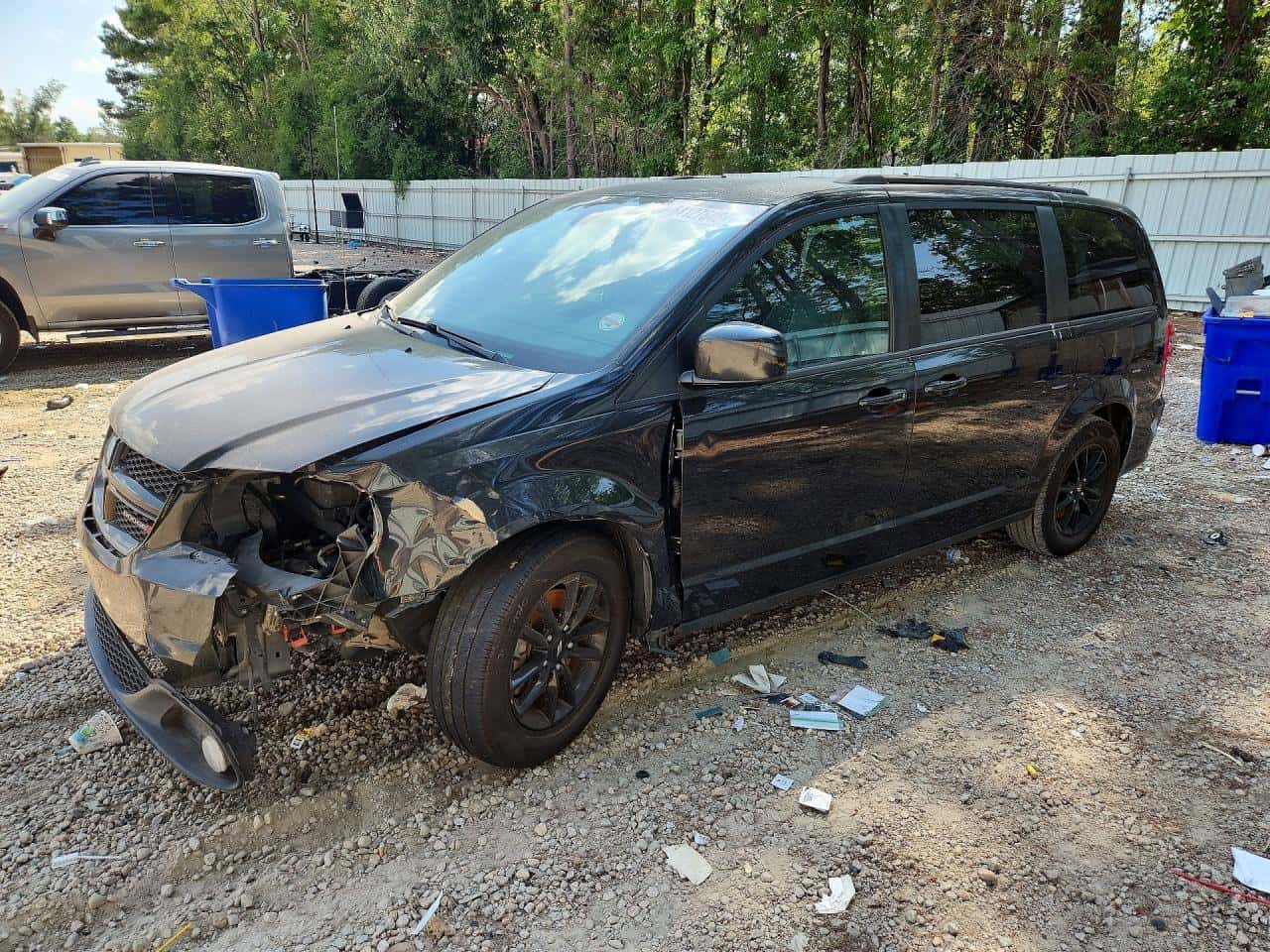 2019 Dodge Caravan — lot COPART #64127646, Avariat Față