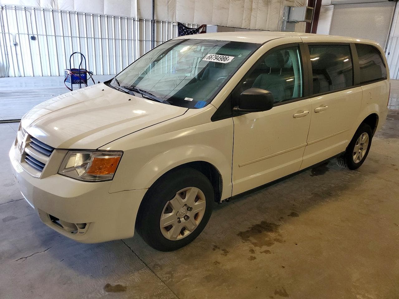 2009 Dodge Caravan — lot COPART #66794986, Avariat Spate