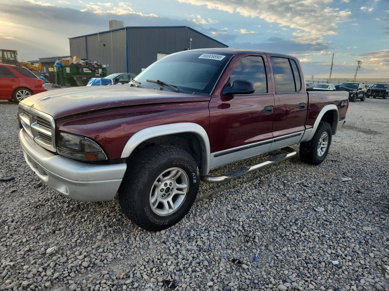 2003 Dodge Dakota — lot COPART #66809896, Avariat Față
