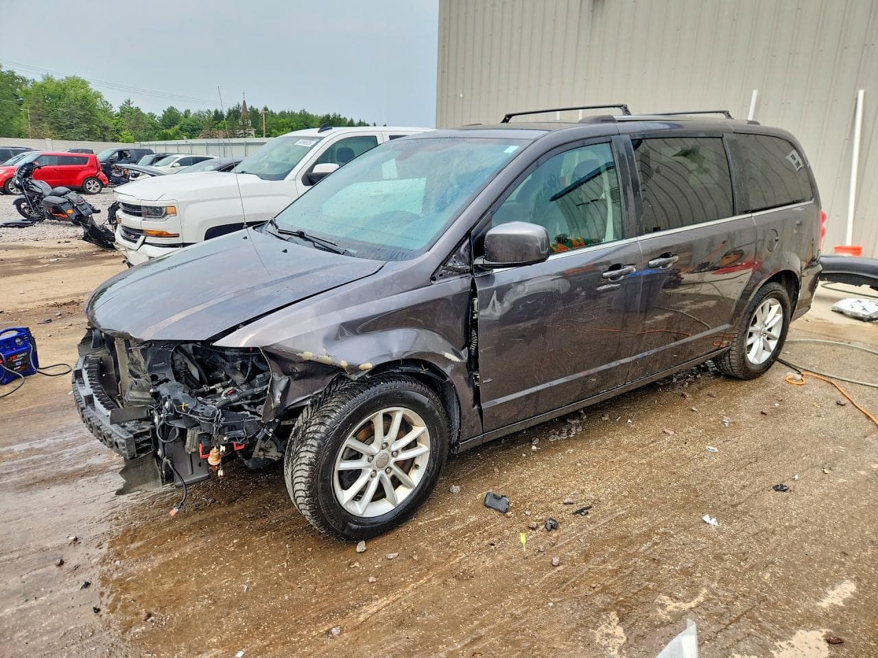 2020 Dodge Grand Caravan — lot COPART #63383996, Avariat Față