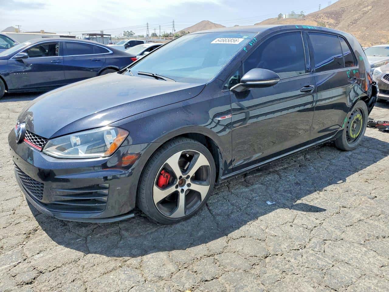 2016 Volkswagen GTI — lot COPART #64665856, Avariat Spate