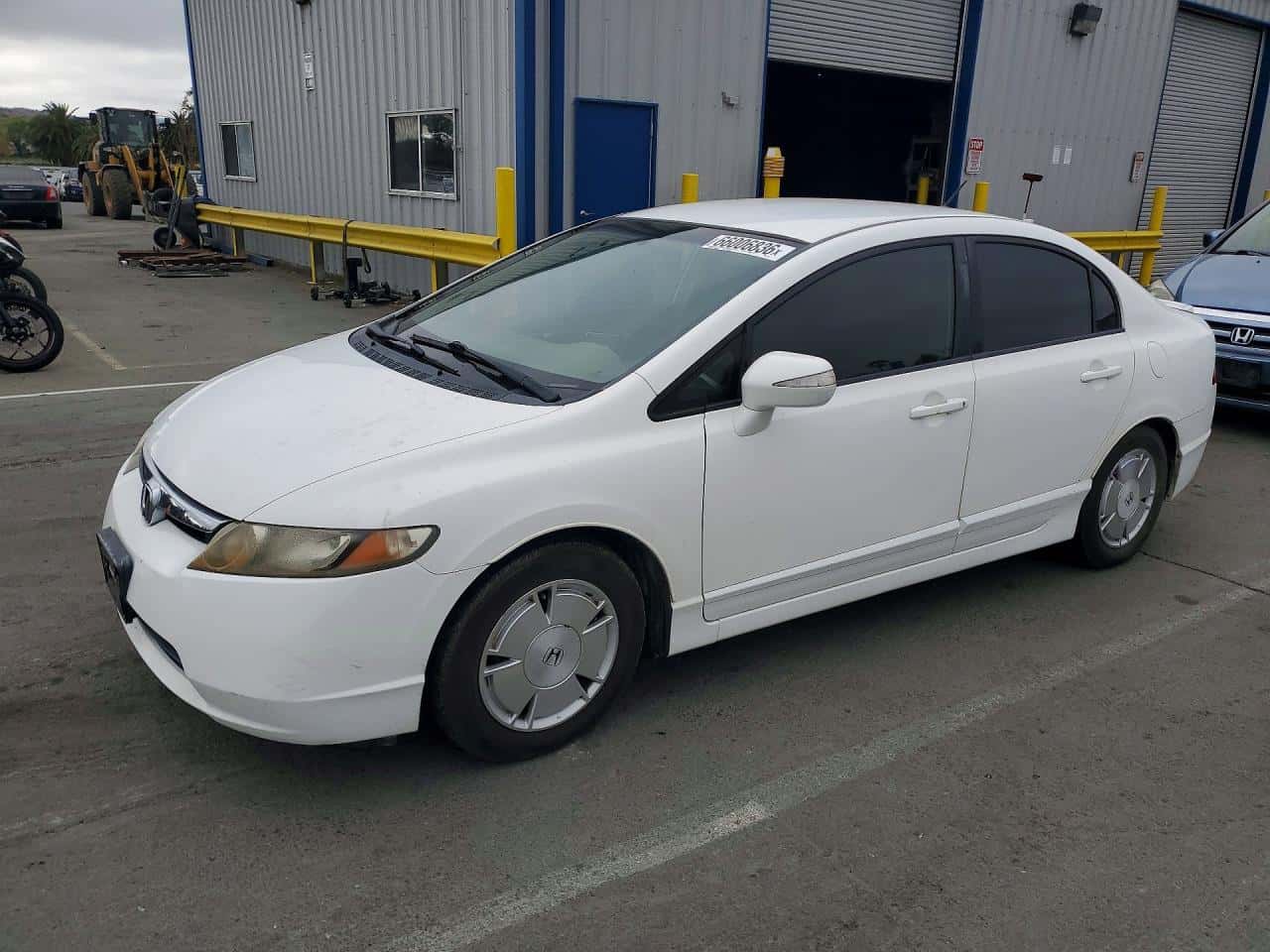 2008 Honda Civic — lot COPART #66006836, Avariat Față