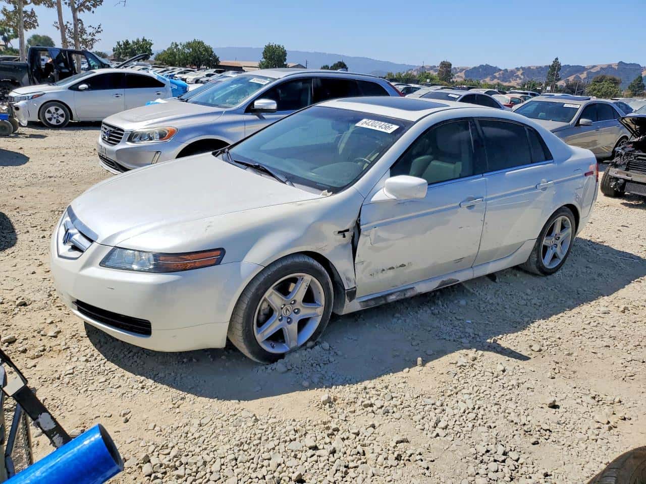 2005 Acura TL — lot COPART #64302456, Avariat Lateral