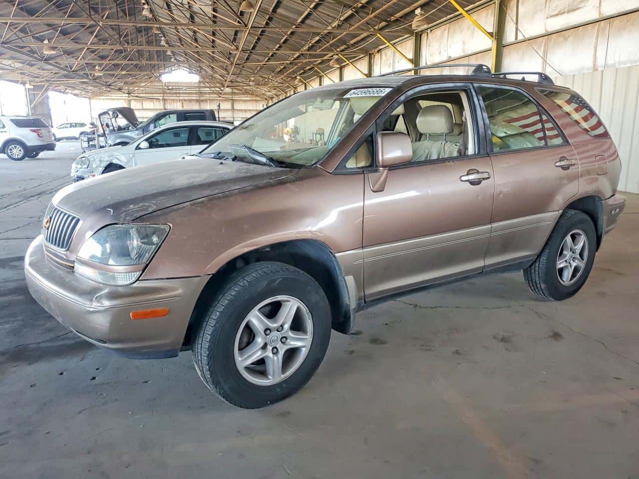 1999 Lexus RX — lot COPART #64596686, Avariat Spate
