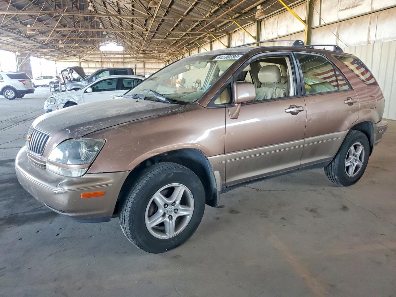 1999 Lexus RX — lot COPART #64596686, Avariat Spate