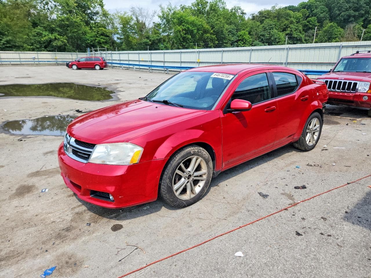 2011 Dodge Avenger — lot COPART #64670256, Avariat Spate
