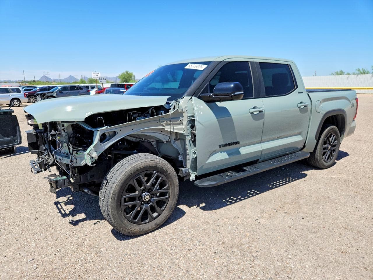 2025 Toyota Tundra — lot COPART #65029006, Avariat Față