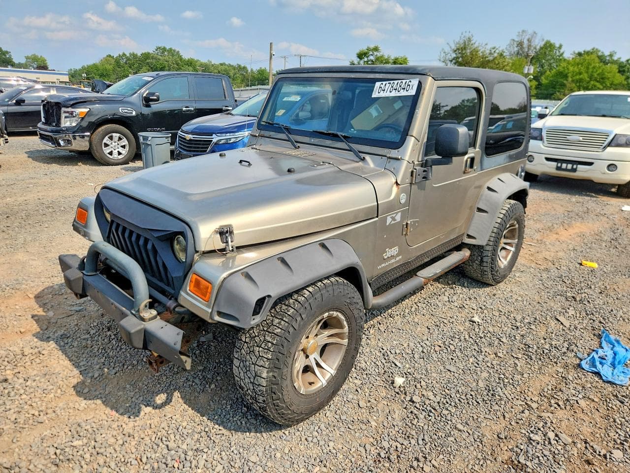 2006 Jeep Wrangler — lot COPART #64784846, Daune Minore