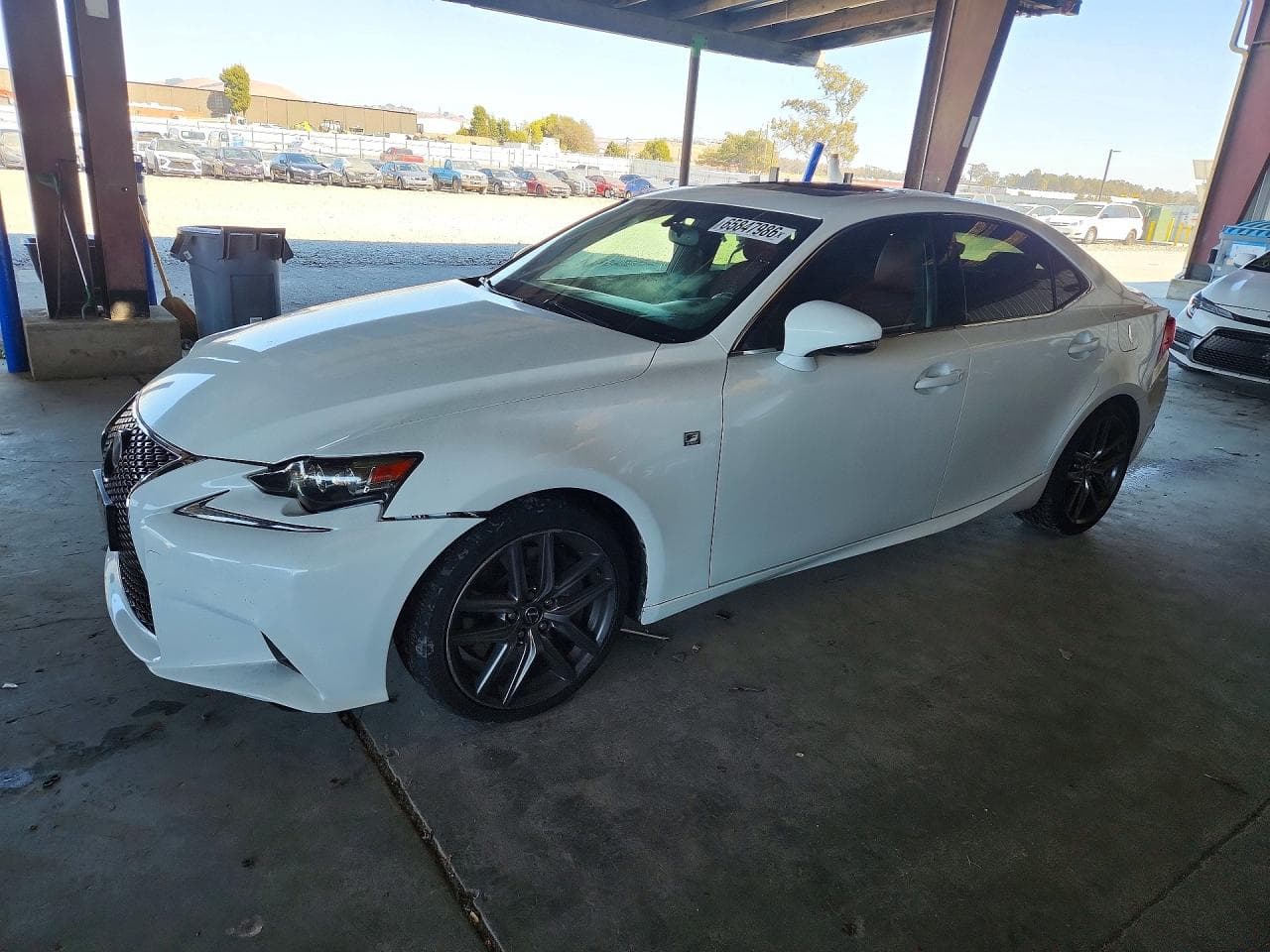 2016 Lexus IS — lot COPART #65847986, Vandalism