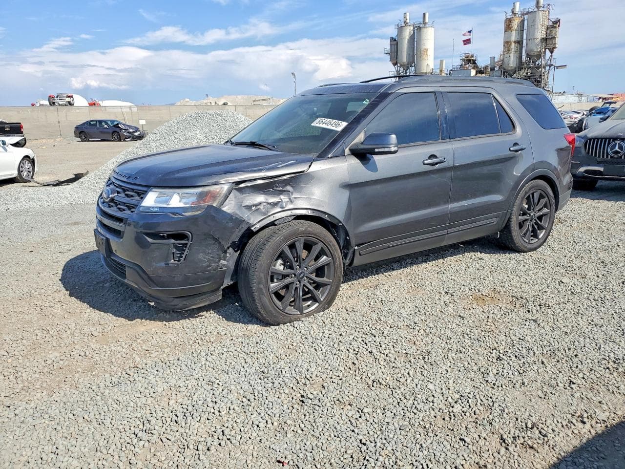 2019 Ford Explorer — lot COPART #66446496, Avariat Față