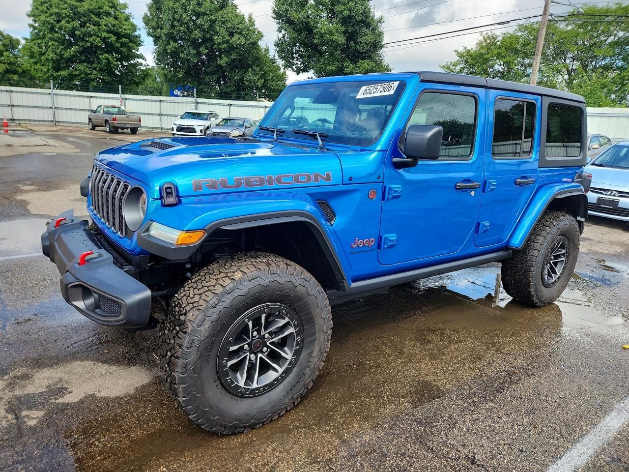 2026 Jeep Wrangler — lot COPART #65257506, Avariat Plafon
