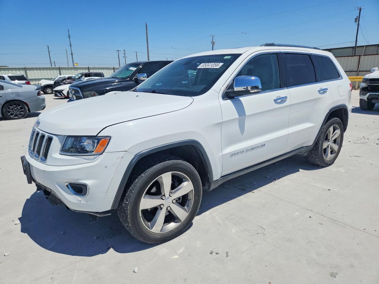 2015 Jeep Grand Cherokee — lot COPART #65041056, Avariat Față