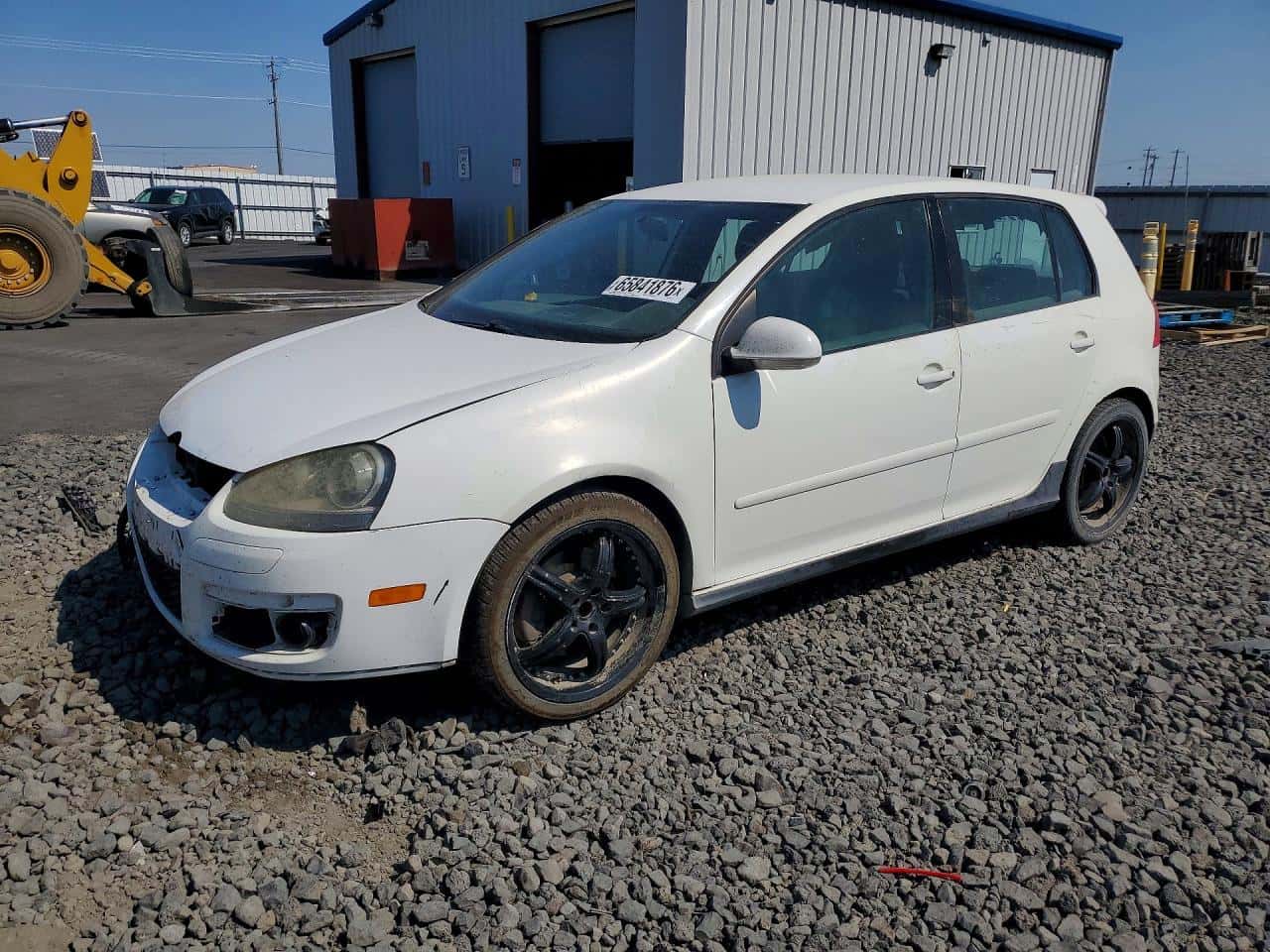 2008 Volkswagen GTI — lot COPART #65841876, Avariat Față