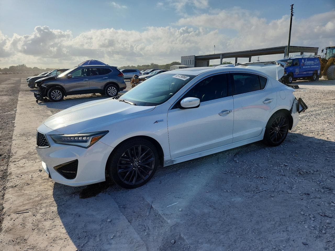 2019 Acura ILX — lot COPART #65129066, Avariat Spate