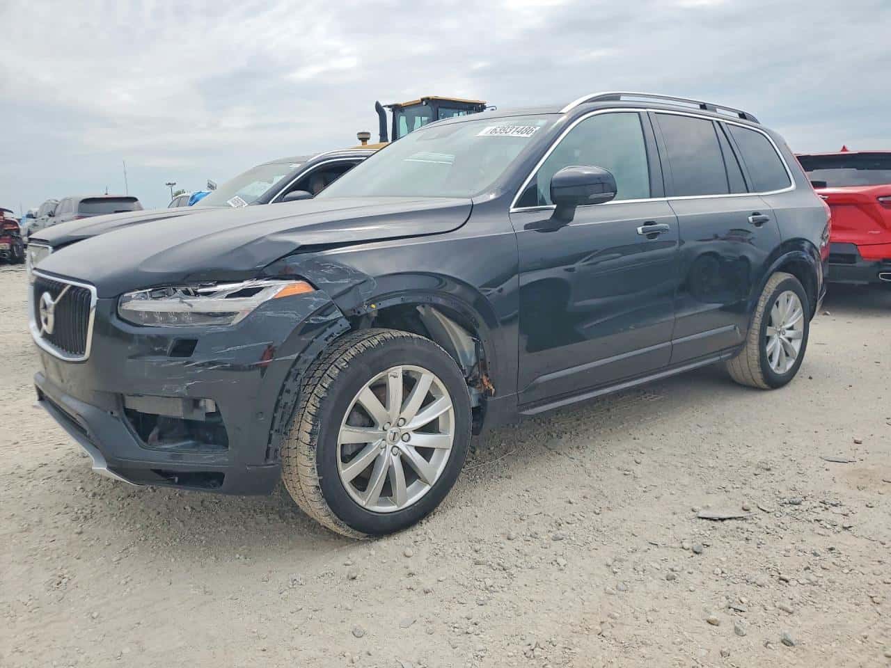 2017 Volvo XC90 — lot COPART #63931486, Avariat Față