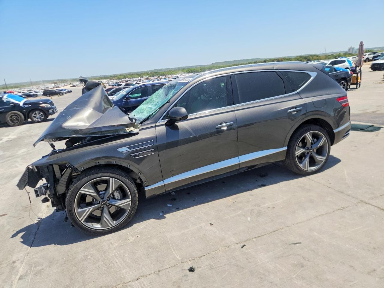 2025 Genesis GV80 — lot COPART #63861306, Avariat Față