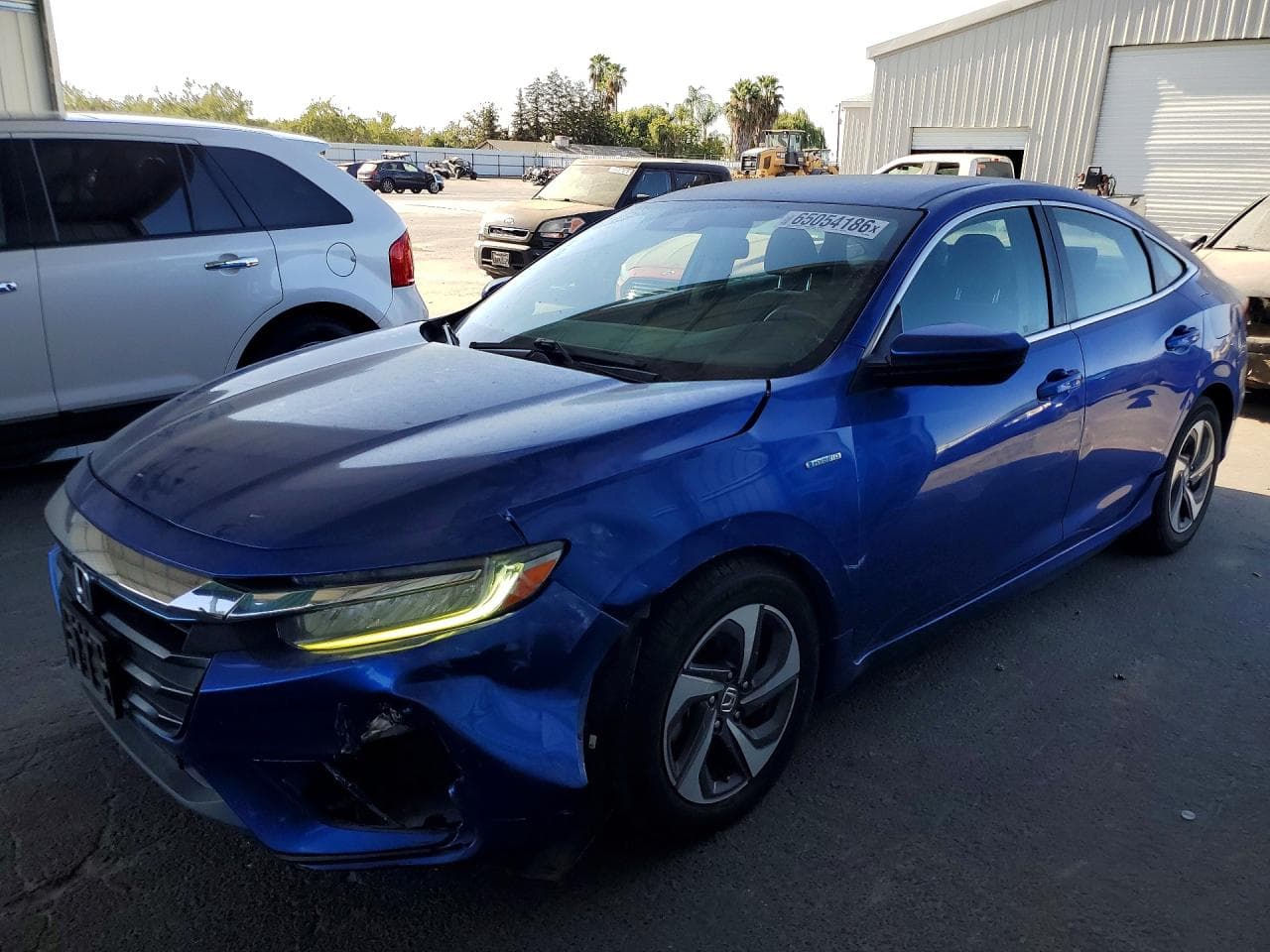 2019 Honda Insight — lot COPART #65054186, Avariat Față