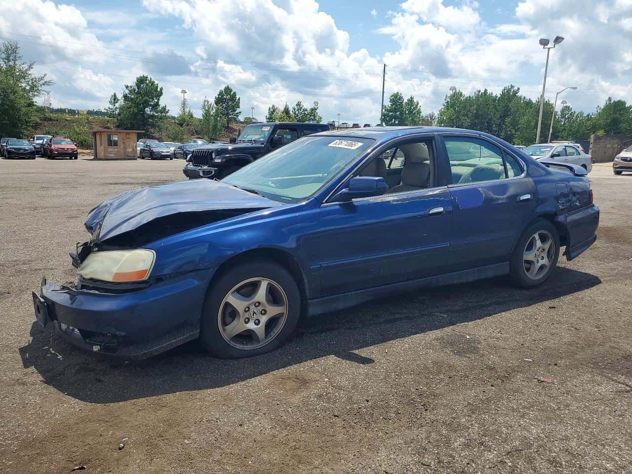 2002 Acura TL — lot COPART #63671066, Avariat Față