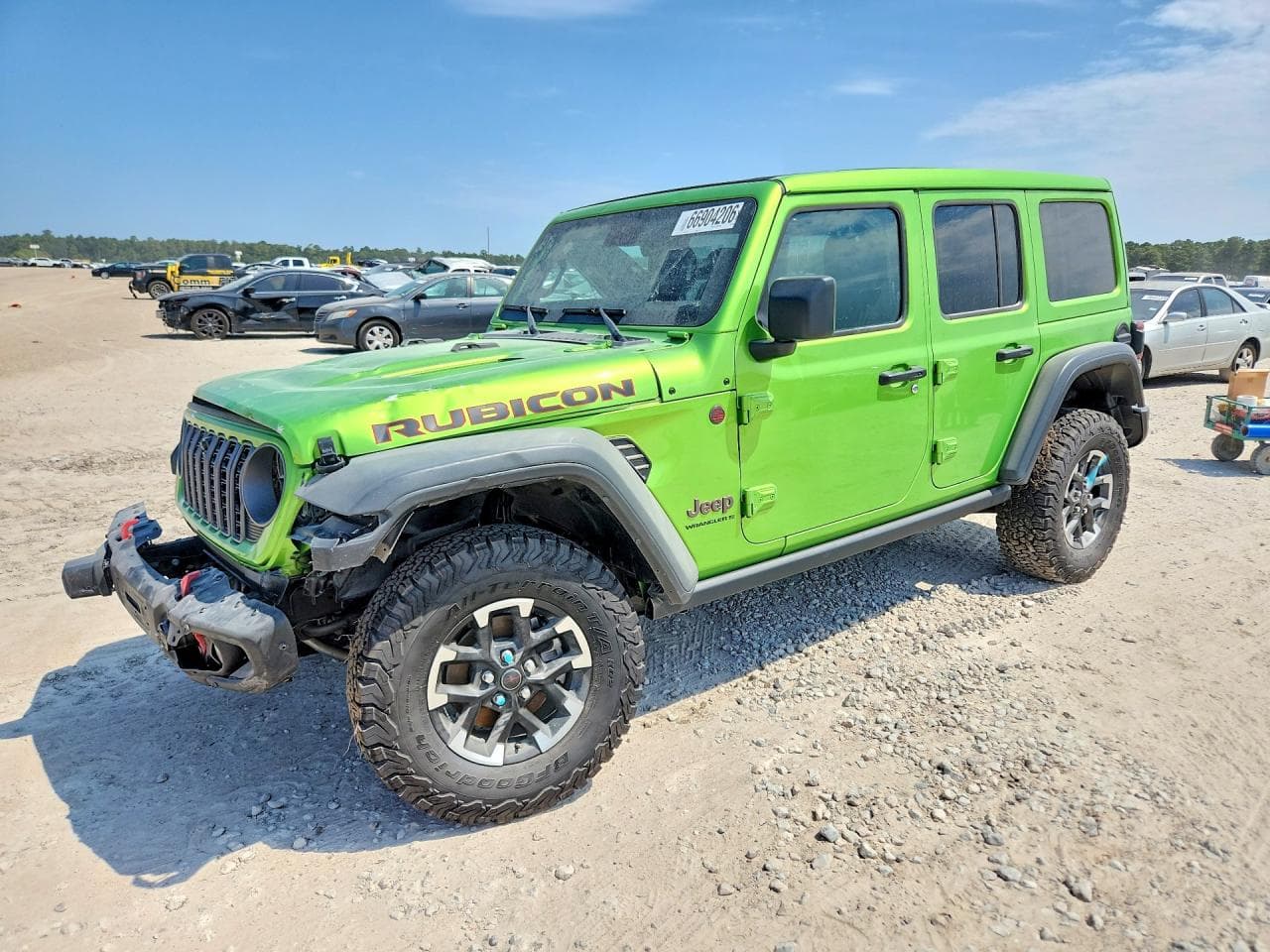 2025 Jeep Wrangler — lot COPART #66904206, Avariat Față