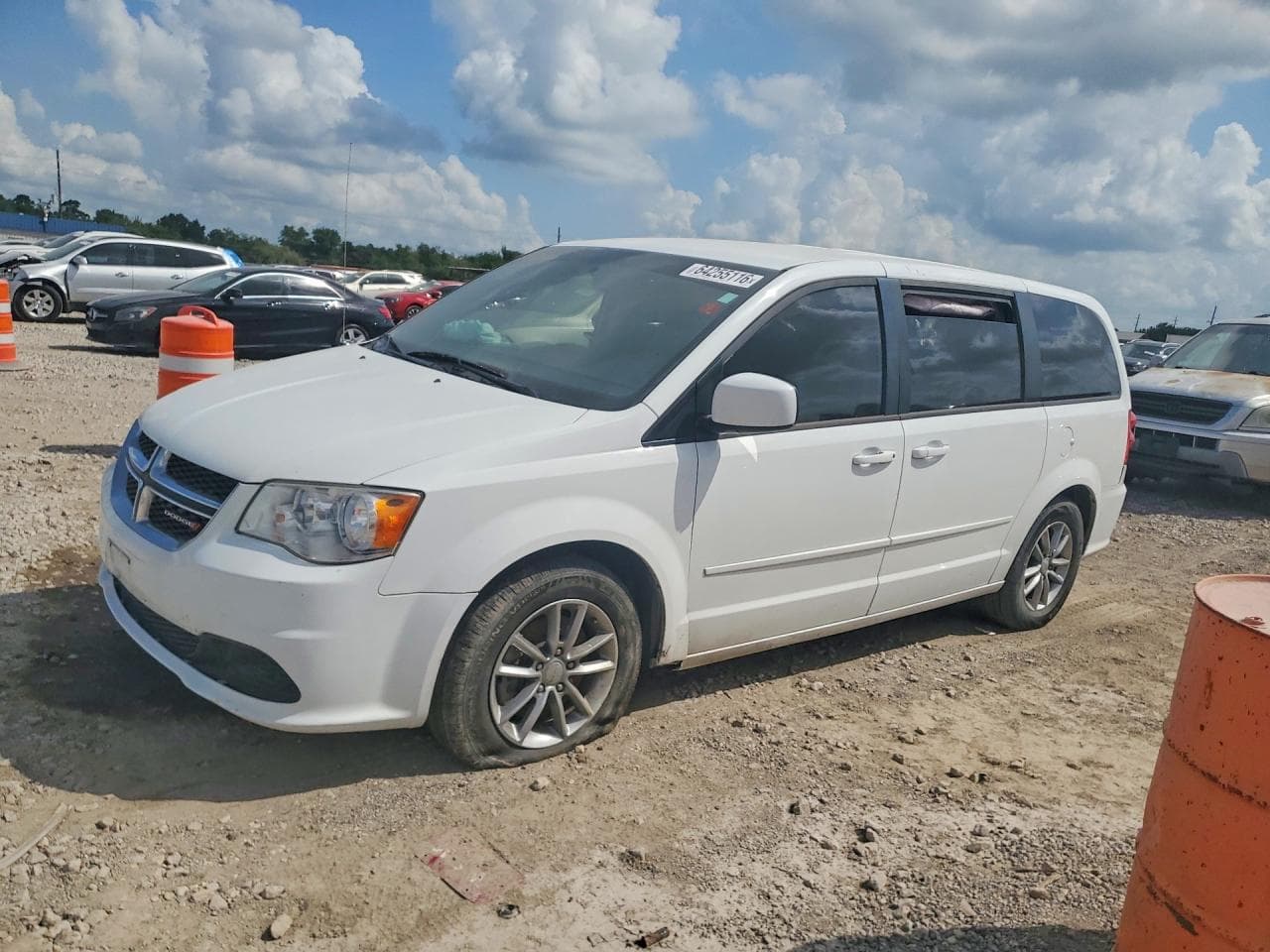 2017 Dodge Grand Caravan — lot COPART #64255116, Avariat Lateral