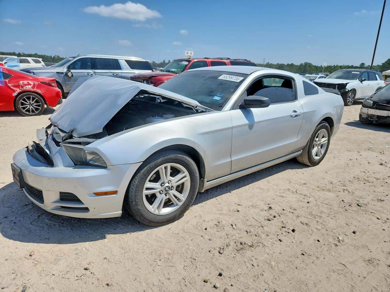 2014 Ford Mustang — lot COPART #65299736, Avariat Față