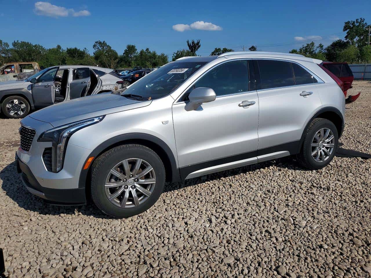 2020 Cadillac XT4 — lot COPART #65390356, Avariat Plafon