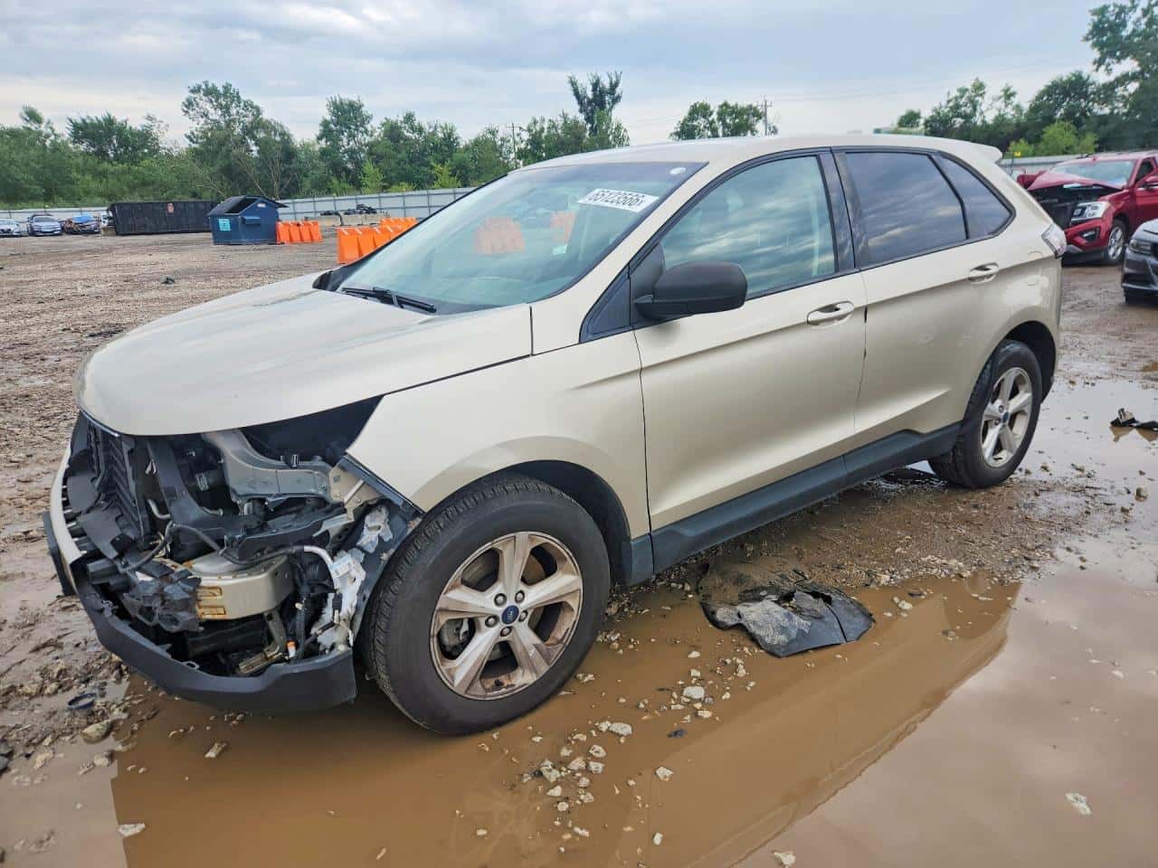 2017 Ford Edge — lot COPART #65123566, Avariat Față