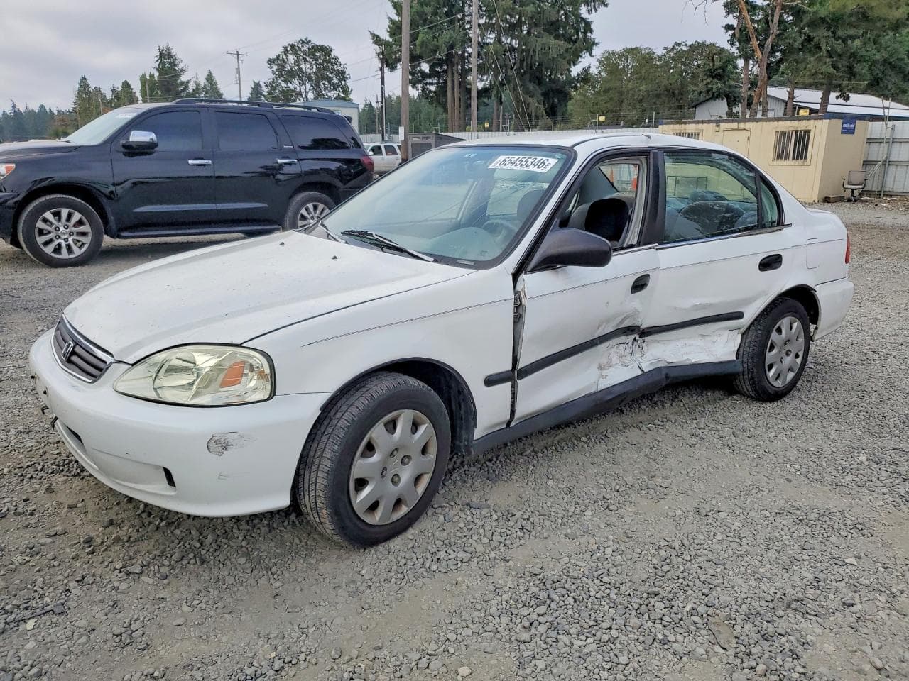 1999 Honda Civic — lot COPART #65455346, Avariat Lateral